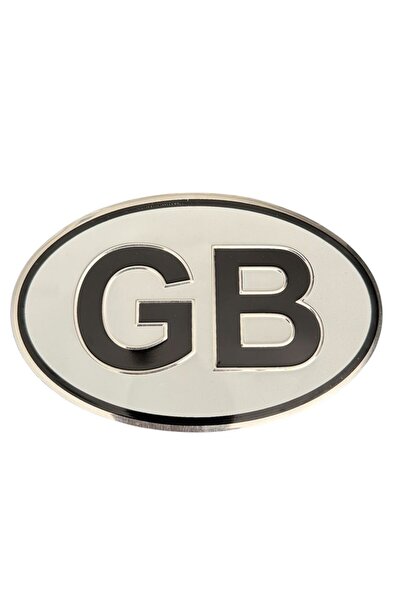 OTO SÜSLEN İSTANBUL Etiketçilere Özel Armalar Oval GB Alüminyum Sticker