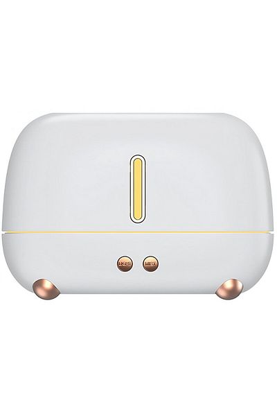 CLICK Flame Humidifier with Aromatherapy, 7 Colors, 250 ml, White