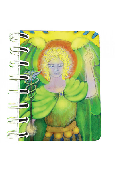 Editura Soapta stelelor Carnet cu spira Arhanghelul Rafael, 7 x 10 cm, 75 foi...