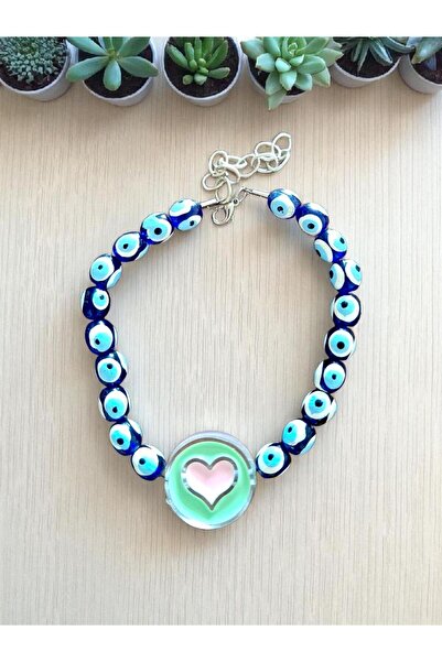 craftbaskitasarim Tasarım, Nazar Boncuklu Kedi-Köpek Tasması