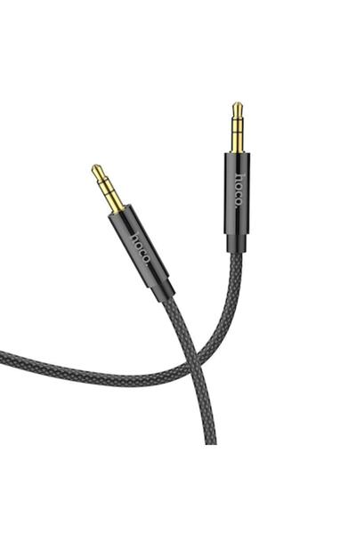 Hoco Cablu adaptor audio Jack la Jack 1m, X1191, Negru
