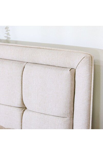 Danube Home V2 Gordion 150x200 Queen Bed - Light Cream L160xW208.6xH118cm