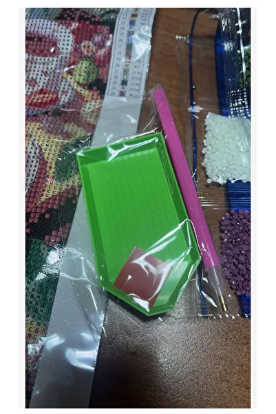 ŞAN ART DESİGN KİRAZ ÇİÇEĞİ ELMAS MOZAİK PUZZLE BOYAMA SETİ 30*40cm