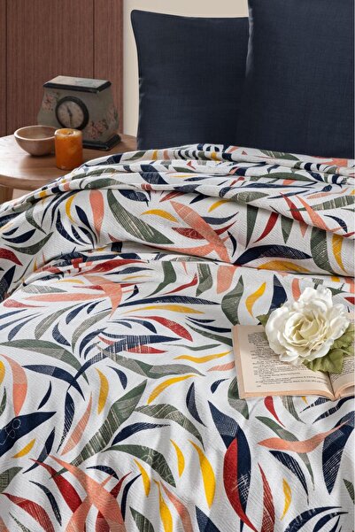 ETE HOMETEX Etehometex Double Person Printed Cotton Pique Set