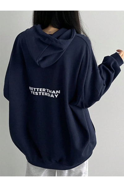 StartMore Navy Blue Unisex Men/Women Better Colorful Custom Printed Cotton Ov...