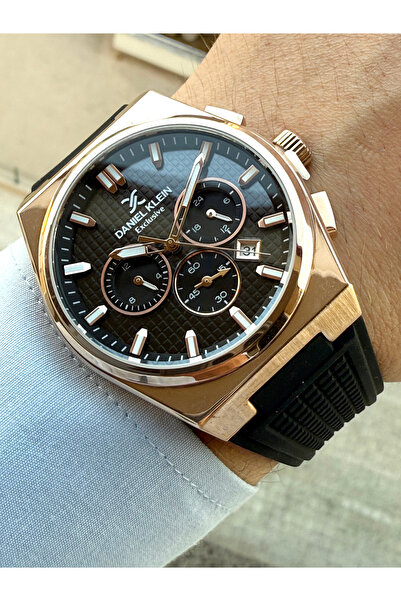 Daniel Klein Göstergeleri Aktif Silikon Kordon Erkek Kol Saati