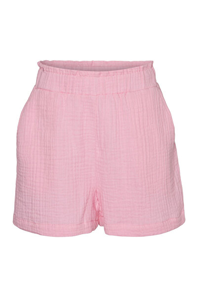 Vero Moda Girl شورت فيرو مودا سادة - وردي