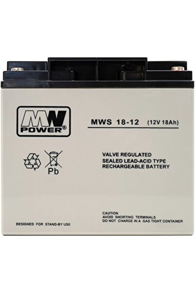 MW Acumulator AGM 18-12S, 12V / 18Ah