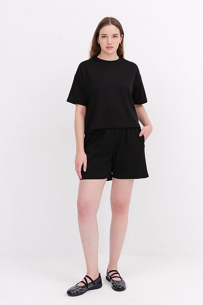Addax Modal Suit with Bottom-Top Shorts Tkm3345