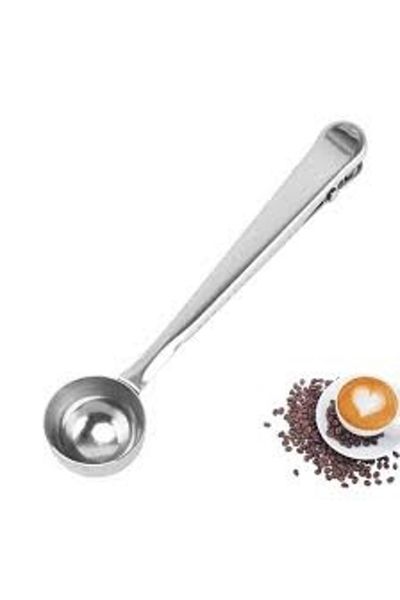 SERAMİKCİ Kyr-5224 Clip Coffee Measurement Spoon Silver