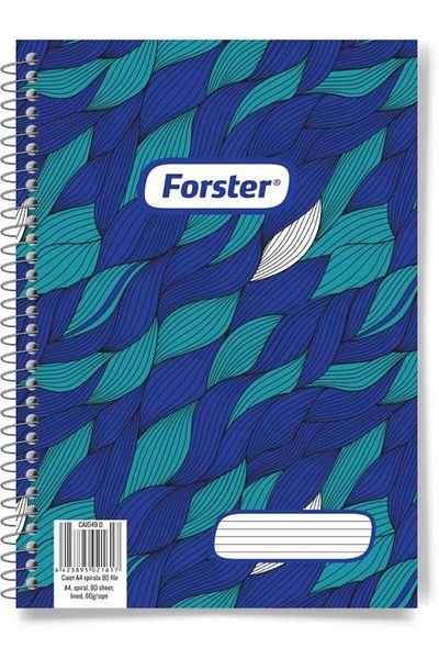 Scribant Caiet cu spirala Forster A4 80 file, Dictando