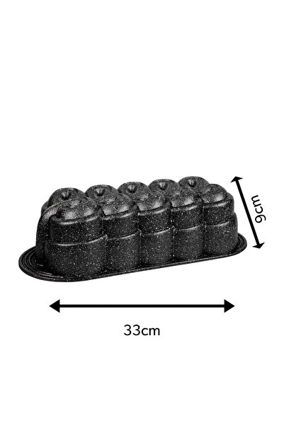 RSS Lav Döküm Gül Şeklinde Baton Kek Kalıbı 33cm