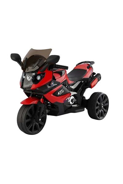 divendi-ro Electric Bike, 6V with Sound, 3-8 years, MP3, 25 kg, red and black