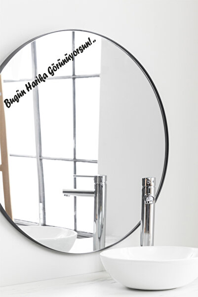 SDİGİTAL “Bugün Harika Görünüyorsun!” Ayna Sticker – 40x4 cm | Aynalar İçin M...