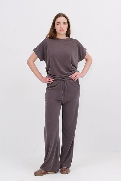 Addax Crew Neck Bottom-Top Double Suit Tkm13985