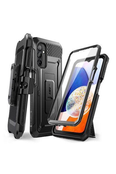 OEM Protective Case for Samsung Galaxy A14 4G/5G, Premium, B1935, Thermoresistant Plastic, Intense Darkn