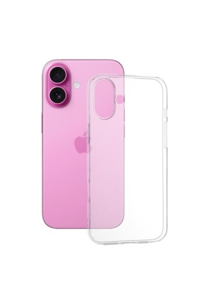 Techsuit Carcasă de telefon pentru iPhone 16 Plus, J47, poliuretan, transparentă