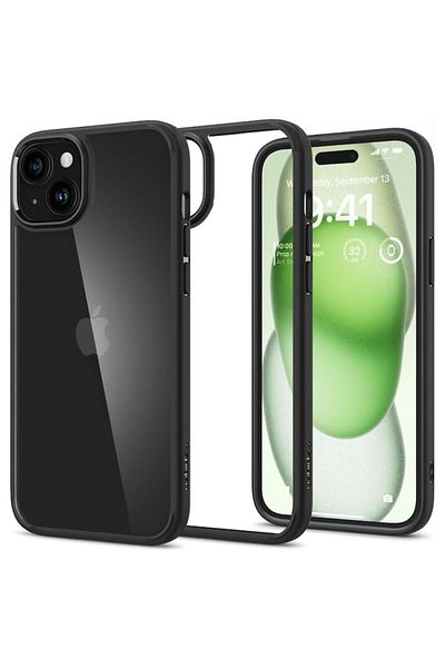 Axios High Protection Case for iPhone 15 Plus, Precision Fit, Matte Intense Darkness