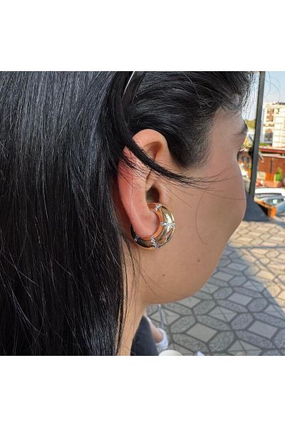 neslyaccessories Galaxy Hoop Ear Cuff