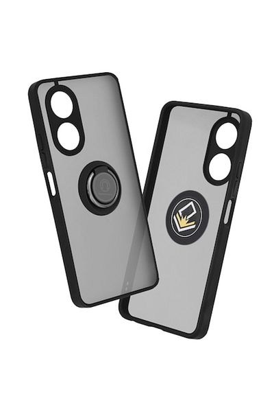 OEM High Protection Case for Oppo A58 4G, Xtreme Armor, B460, Thermoresistant Plastic, Intense Darkness