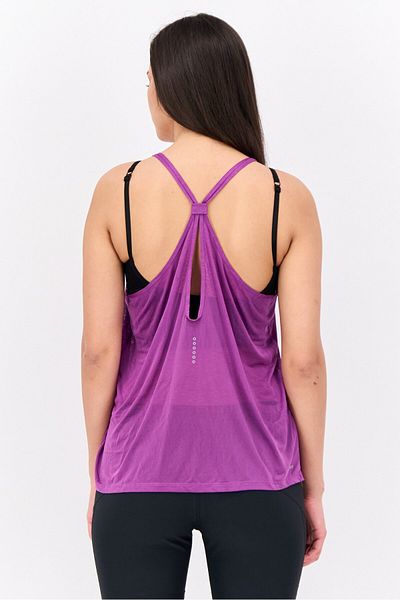 Nike Women Dri-Fit Sleeveless Running Tank Top, Purple