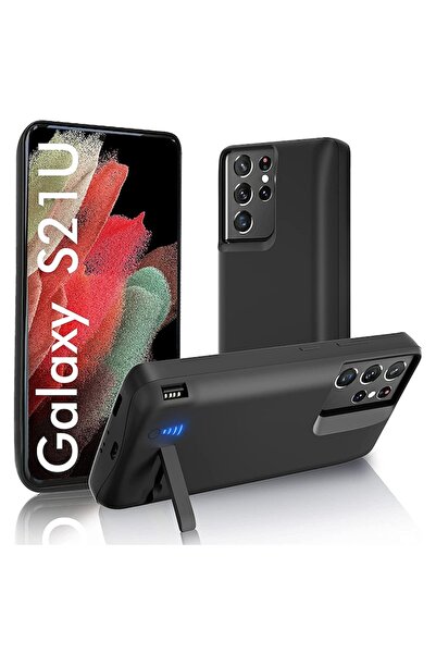 OEM Protective Case Compatible with Samsung Galaxy S21 Ultra 5G with 5000mAh Battery, Metal, Power Pro,