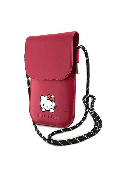 Hello Kitty Geantă crossbody, Z35, piele, roz