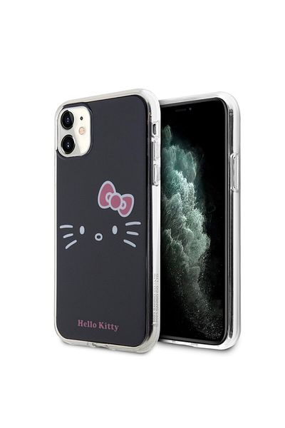 Hello Kitty Husa pentru iPhone 11, Z39, Poliuretan, Black
