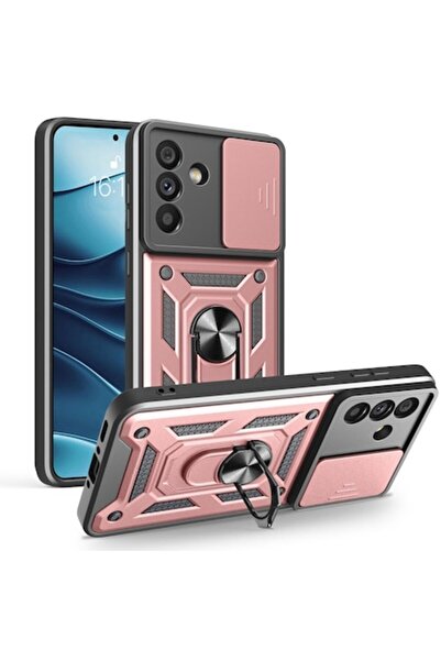 Techsuit Husa pentru Samsung Galaxy A56 5G, J38, Poliuretan, Rose Gold