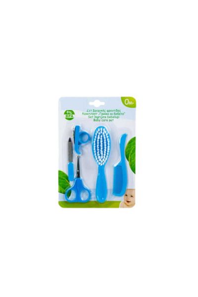 OEM Set de îngrijire pentru bebeluși cu 5 piese, non-toxic și fără BPA, albastru