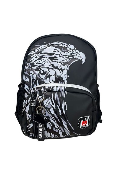 Beşiktaş Printed Licensed Patterned Zippered School Backpack