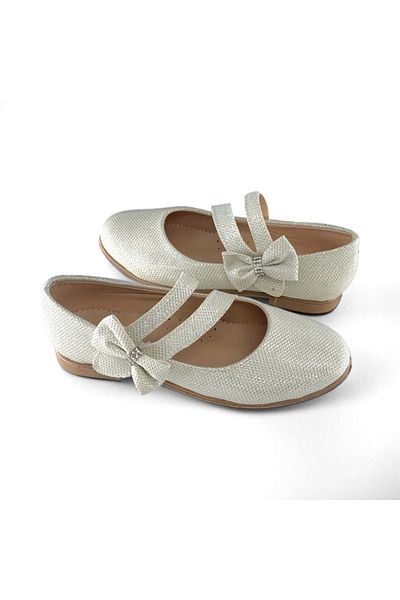 İzmir BDK Butik Side Bow Girls' Ballerina Shoes