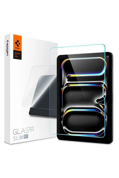 Spigen Folie pentru iPad Pro 11 2024, J11, Sticla securizata, Clear