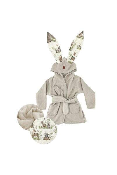 MimiNu Halat de baie, MimiNu, Cu urechi, 5 - 7 ani, Moale, Cu buzunare, Cu cordon