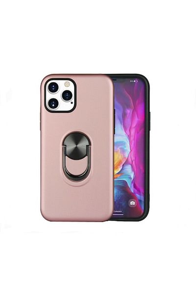 OEM Protective Case with Kickstand Ring for iPhone 12 Pro Max, Rose