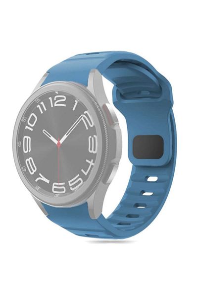 AXIO Tech Protect Silicone Line Strap for Samsung Galaxy Watch Series Blue