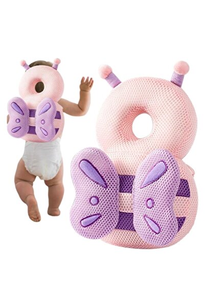 CLICK Pernă de protecție pentru cap cu rucsac, tetieră în formă de fluture pe...