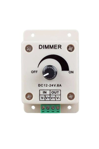 OEM LED Dimmer Switch Adjustable DC 12-24V 8A, Max 96W Beige