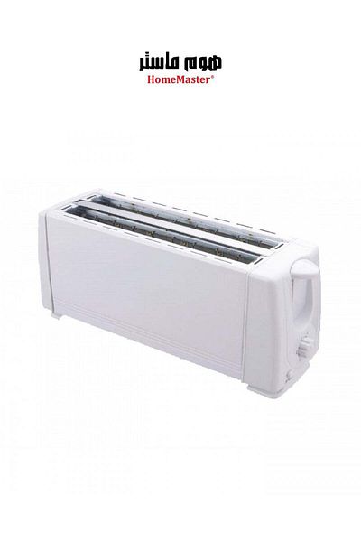HOME MASTER 4-Slice Toaster, 750W - White, Model HM-401