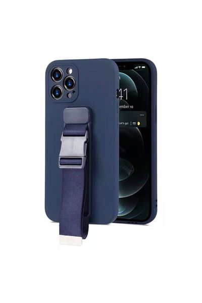 OEM Husă de protecție cu suport Grip pentru Samsung Galaxy Note 20 - Albastru marin