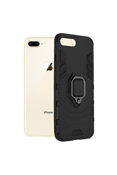 dalip Techsuit Silicone Shield Case for iPhone 7 Plus / 8 Plus, Black