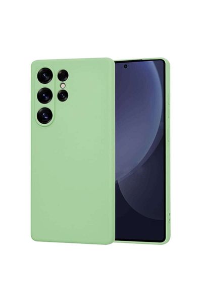 AXIO Husa pentru Samsung Galaxy S25 Ultra, N42, Panza, Mint Green