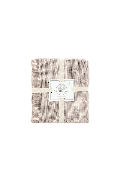Cottage 100% Cotton Knitted Throw