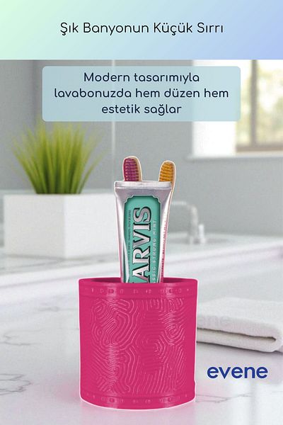Evene Θήκη οδοντόβουρτσας Βάση οδοντόβουρτσας Βάση οδοντόβουρτσας Φούξια Χρώμα Μοντέλο 82