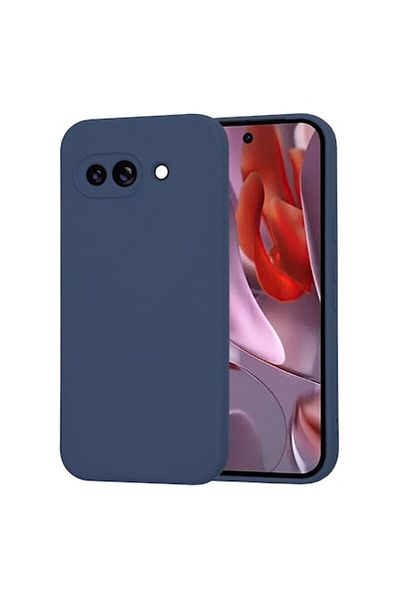 AXIO Phone Case for Google Pixel 9a, N35, Canvas, Navy Blue