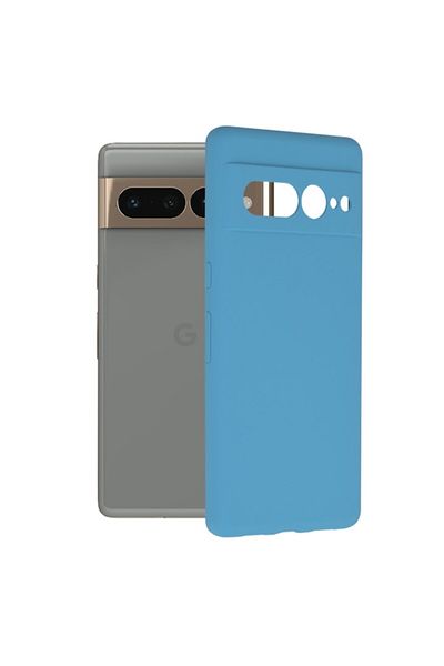 OEM Husă de protecție din silicon pentru Google Pixel 7 Pro, albastră