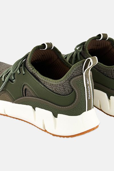 Reebok Women Zig Sky Lace Up Running Shoes, Dark Olive