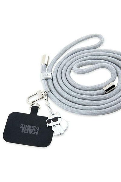 Karl Lagerfeld Universal Phone Strap - Karl Lagerfeld (KLUCNMSCKIG) - Choupette Grey