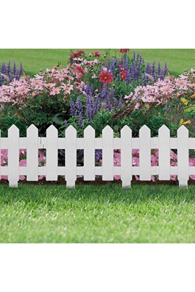 CLICK Flower Bed Border / Fence 40.5 x 29.5 cm White