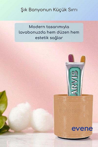 Evene Θήκη οδοντόβουρτσας Βάση οδοντόβουρτσας Βάση οδοντόβουρτσας Μπεζ Χρώμα Μοντέλο 82
